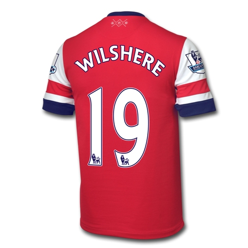 Jack Wilshere 19 - Arsenal home shirt 2012-13